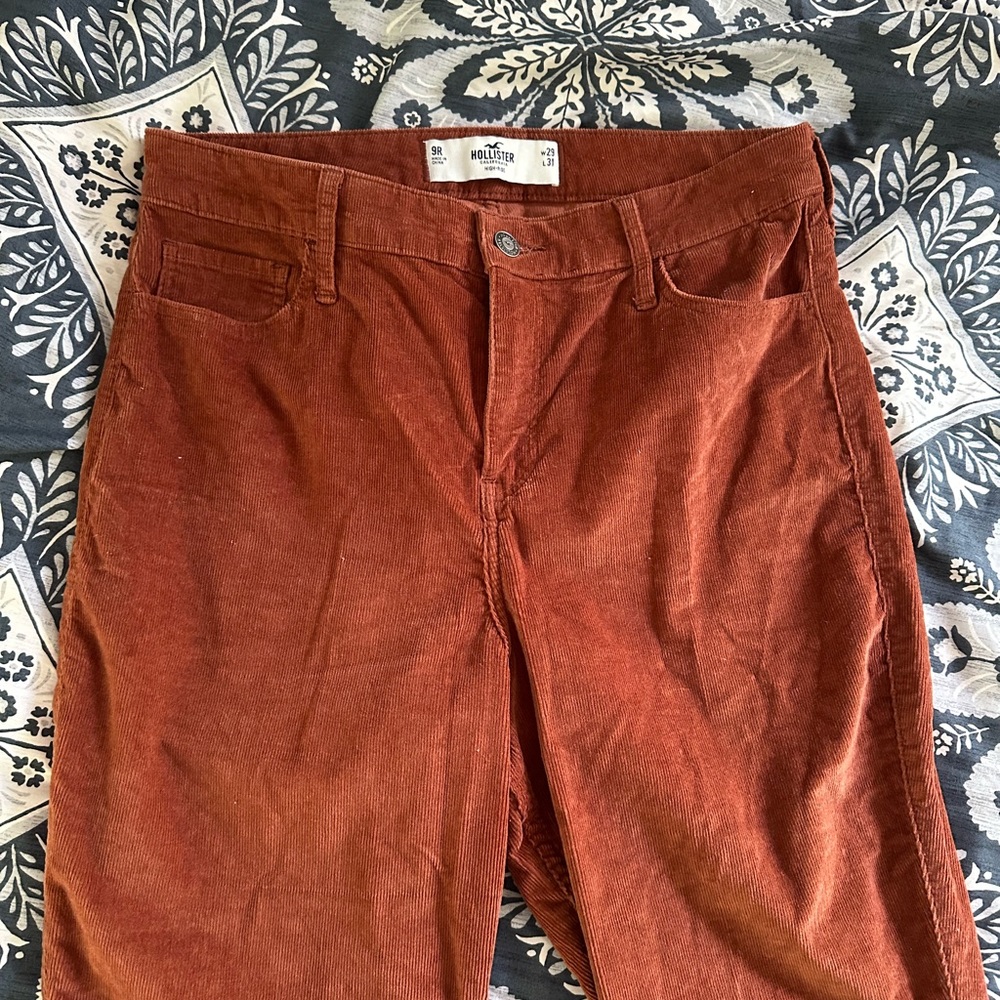 Hollister Burnt Orange Corduroy Pants - Picture 5 of 5